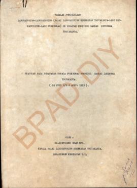 Berkas tentang masalah pengelolaan laboratorium (Balai Laboratorium Kesehatan Yogyakarta-Laborato...