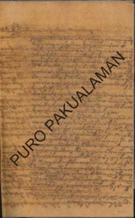 Kedistrikan Sugan kepada Kabupaten Adikarta. Surat tanggal 18 Oktober 1901 tentang Bekel Ponca Di...
