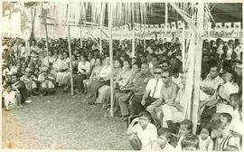 Dalam rangka Pemilu 1971 dengan juru kampanye Sri Sultan Hamengku Buwono IX di Purbalingga Jawa T...