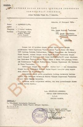 Instruksi Menteri Dalam Negeri Nomor 2 Tahun 1980 tentang Petunjuk Pelaksanaan mengenai Pembentuk...
