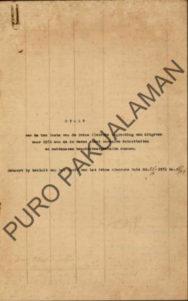 Daftar tanggungan dari anggaran Pura Pakulaman pada tahun 1931 kepada para pejabat yang terdaftar...