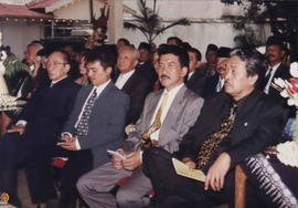 Para tamu undangan pelantikan Wakil Gubernur DIY. Tampak GPBH Prabu Kusumo, KGPH Hadiwinoto dan R...