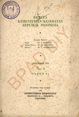 Buku Terbitan Kementrian Kesehatan Prapatan 10 Jakarta mengenai Berita Kementrian Kesehatan Repub...