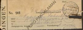 Surat dari Sorjaningrat untuk Pangeran Hario Sorjaningprang tentang telah diterimanya surat kekan...