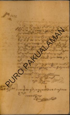 Mantri Polisi Tambak kepada Pemerintah Kabupaten Adikarta. Surat tanggal 15 Mei 1901 tentang Perk...