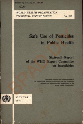 Buku safe use of pesticides in public healt tentang pengamanan obat