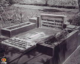 Makam Albert Manumpuk Sipahutar, salah satu pendiri Kantor Berita Antara.