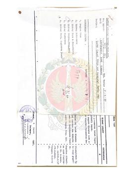 Surat dari Bagian Tata Usaha Kantor Departemen Penerangan Kabupaten Sleman kepada Posko II Penyuk...