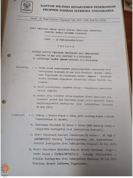 Surat Keputusan Kepala Kantor Wilayah Departemen Penerangan Daerah Istimewa Yogyakarta Nomor : 02...