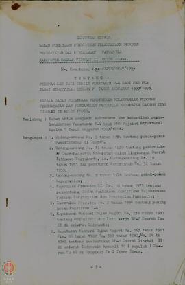   Surat Keputusan No: 02/KPTS/BP-7/1997 tanggal 14 Juni 1997, tentang Pedoman dan Tata Tertib P...