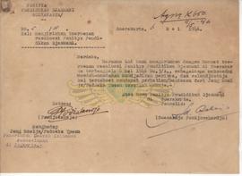 Surat keputusan Menteri Pengajaran Pendidikan dan Kebudayaan tanggal 11 Nopember 1946 Nomor : 106...