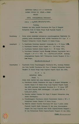 SK No. 01/TPTS/BP-7/B/VI/1984 Tgl 2 mei 1984 tentang Pedoman dan Tata Tertib Penataran P-4 Type B...