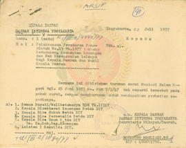 Pelaksanaan PP No. 19 Tahun 1977 tentang Pelaksanaan kedudukan dan hak kepegawaian lainnya bagi K...