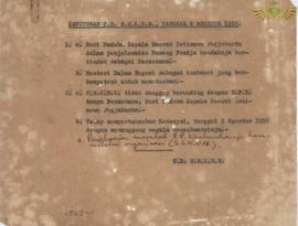 Keputusan C. D. SSKDN tanggal 6 Agustus 1958, tentang Pamong Pradja