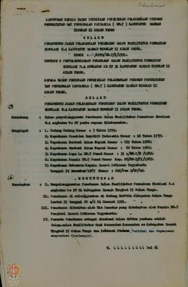 Surat Keputusan Kepala BP-7 Kabupaten Dati II Kulon Progo no: 01/KPTS/BP-7/1/1991 tanggal 19 Janu...