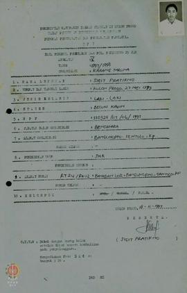 ▪ Kumpulan Surat data peserta penataran P-4 Pola pendukung 25 jam TA. 1995.dan 1997 ▪ Kumpulan   ...