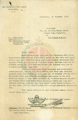 Pemindahan ruangan Poliklinik Kodya Yogyakarta