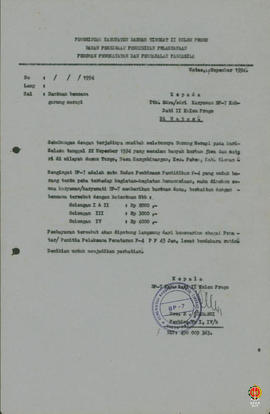 Sumbangan bencana Merapi di BP7 di Kulon Progo