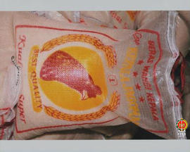 Salah satu produk beras dari Kepala Jago Mas yang akan di ditribusikan kepada para korban gempa b...