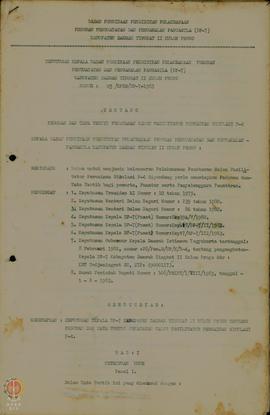 SK  No.  05/KPTS/BP-7/1983  tanggal  1 Desember  1983 tentang Pedoman dan Tata Tertib Penataran C...