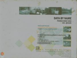 Data By Name Pokmas (Kelompok Masyarakat) Berat 2006 Kecamatan Imogiri Pendampingan Rehabilitasi ...