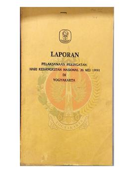 Laporan Pelaksanaan Peringatan Hari Kebangkitan Nasional 20 Mei 1991 di Yogyakarta dari Kantor Wi...