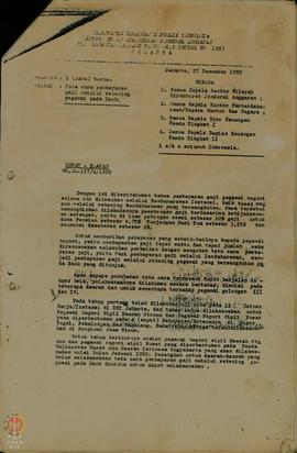 Surat Edaran direktur Jenderal Anggaraan No SE-157/A/1989 tanggal 27 Desember tentang Tata Cara P...