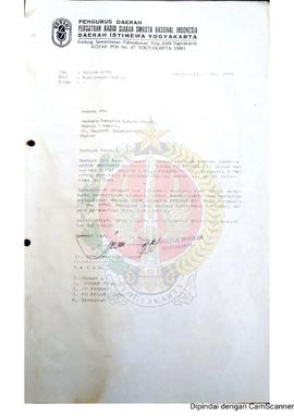Surat dari Ketua Pengurus Daerah Persatuan Radio Siaran Swasta Nasional Indonesia Provinsi Daerah...