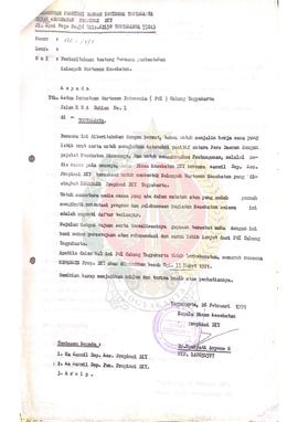 Surat dari Kepala Dinas Kesehatan Provinsi Daerah Istimewa Yogyakarta kepada Persatuan Wartawan I...