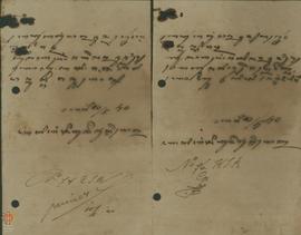 Surat nomor: 60 KIB, tertanggal 8 Mei 1940 dari Nyai Kanjeng Tumenggung Seganda kepada Kantor Ink...