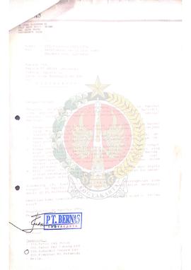 Surat dari Pemimpin Umum PT. Bernas Yogyakarta kepada Kepala Kantor Wilayah Departemen Penerangan...