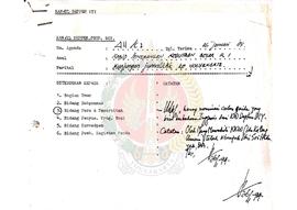Berkas Surat Bulan Januari 1994 perihal Kunjungan Jurnalistik ke Yogyakarta atas nama Ms. Alexand...
