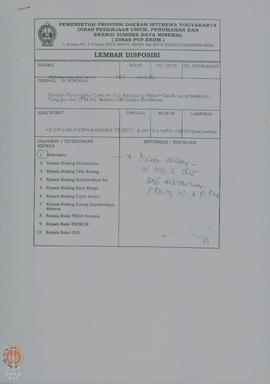 Bendel surat mengenai pemanggilan saksi a.n. Drs. Bambang Wisnu H dan Drs. Mulyanto, MM selaku be...