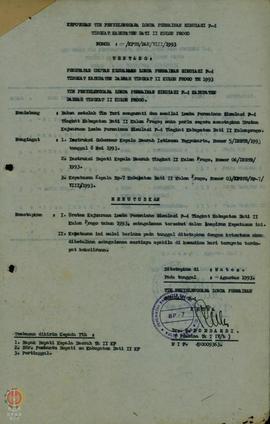 Surat dari Pemerintah Kabupaten Dati II Kulon Progo BP-7 No. 893/259/2/1989  tanggal  24  februar...