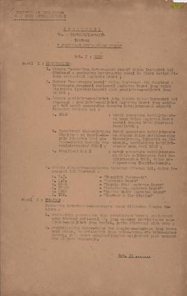 Instruksi Kementrian Pertahanan Staf Umum Angkatan Darat, Nomor : 19/ KSAD/Instr/1954, tentang Pe...