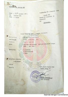Naskah Siaran Penerangan Daerah Daerah Istimewa Yogyakarta melalui Radio Republik Indonesia Nusan...