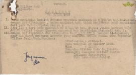 Surat Keputusan Ketua Dewan Pertahanan Daerah Jogjakarta Nomor : 6 tanggal 24 Oktober 1948, tenta...