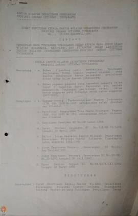 Surat Keputusan Kepala Kantor Wilayah Departemen Penerangan Daerah Istimewa Yogyakarta Nomor : 15...