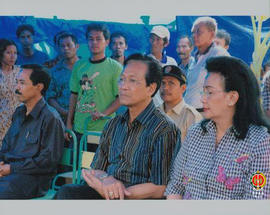 Gubernur Provinsi DIY Sri Sultan HB X beserta GKR Hemas didampingi Bupati Gunungkidul Suharto SH ...
