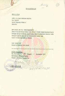 Raimuna Nasional III di Karangkates Malang Jawa Timur tanggal 14-23 September 1978
