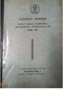 Laporan Daerah Rapat Kerja Paripurna Departemen Penerangan Republik Indonesia Tahun 1984 dari Jaj...