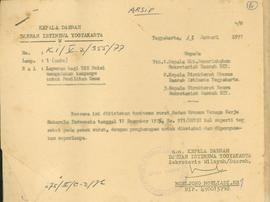Larangan bagi TKS BUTSI untuk mengadakan kampanye Pemilu 1977