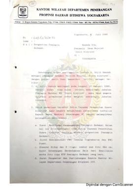 Berkas surat perihal permohona untuk mengisi kekosongan Jabatan Pemimpin Redaksi/ Pergantian Pemi...