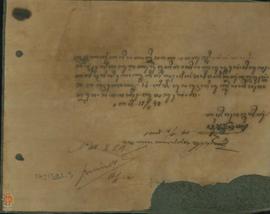 Surat tertanggal 17 Mei 1940 dari Kantor Kriya kepada Kawedanan Keparak Para Gusti tentang permin...