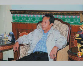 Gubernur DKI Jakarta duduk diruang tamu Gedhong Wilis Kepatihan, 29 Mei 2006.
