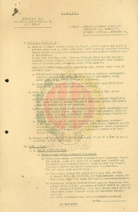 Laporan situasi Kamtibmas di Jawa Tengah dan DIY periode Januari – September 1973