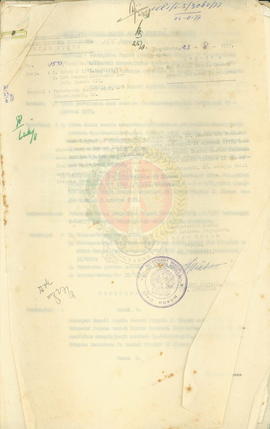 Keputusan KDH DIY Tahun 1977 tentang Penunjukkan Bupati Kepala Dati II Sleman untuk mengambil sum...