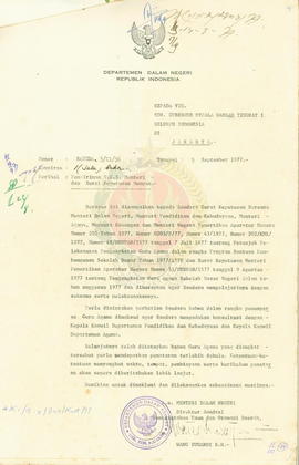 SK Bersama Mendagri, Mendikbud, Menteri Agama, Menteri Keuangan dan Menteri Negara Penertiban Apa...