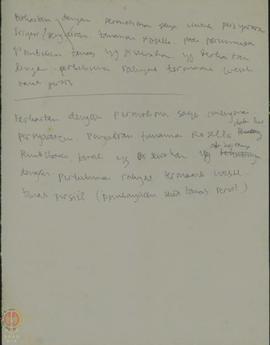 Surat dari Vorstenlandsche Waterschappen kepada Gubernur Jogjakarta dan Soerakarta mengenai Penga...