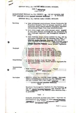 Surat Keputusan Kepala BP-7 Provinsi Daerah Istimewa Yogyakarta Nomor : 188.43/1239 Tentang Penye...